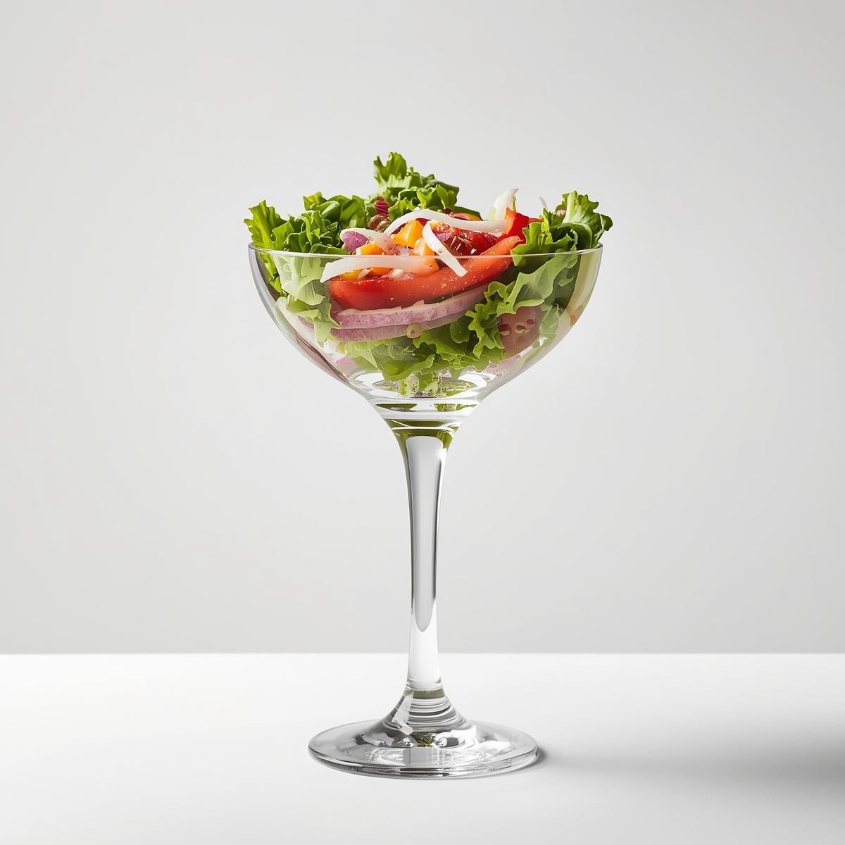 acrylic salad cup for weddings