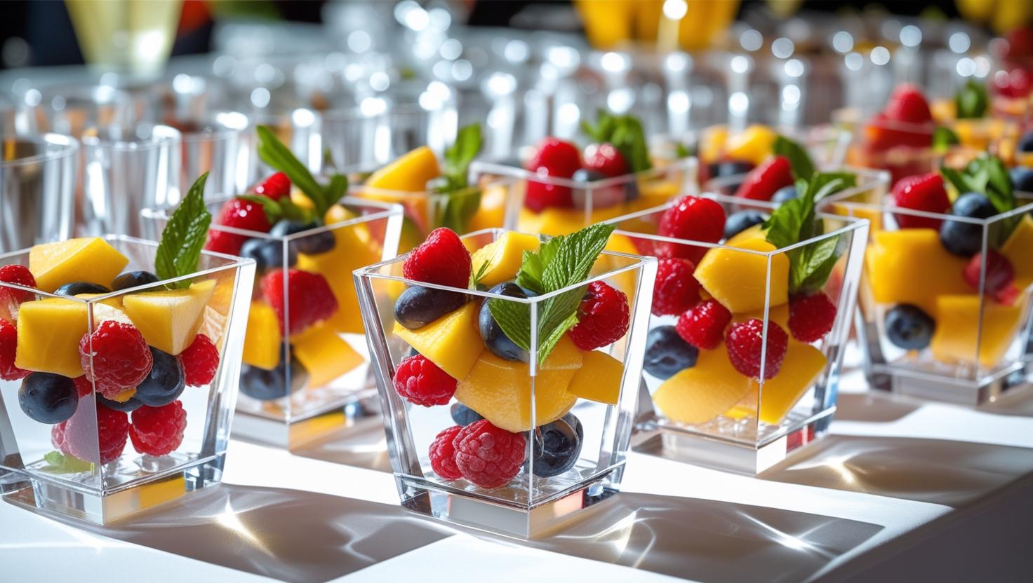 Fruit cups for party