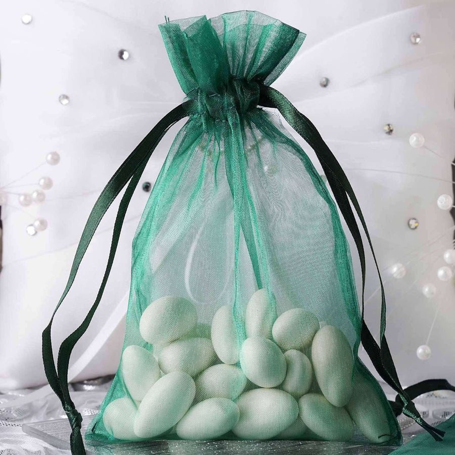 Organza Drawstring Wedding & Party Favor Gift Bags - 10 Pack - Pretty Party Boxx