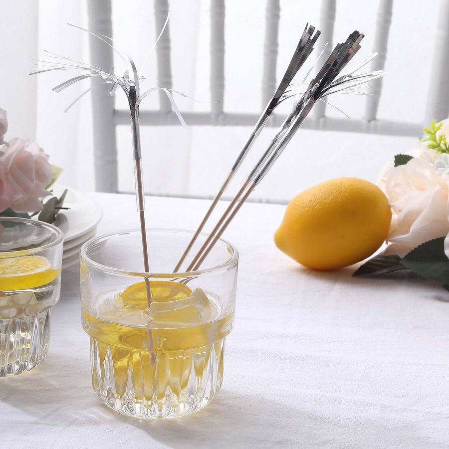 100 - Pack Decorative Bamboo Cocktail Picks – Eco - Friendly Pearl Top Drink & Food Skewers - Pretty Party Boxx