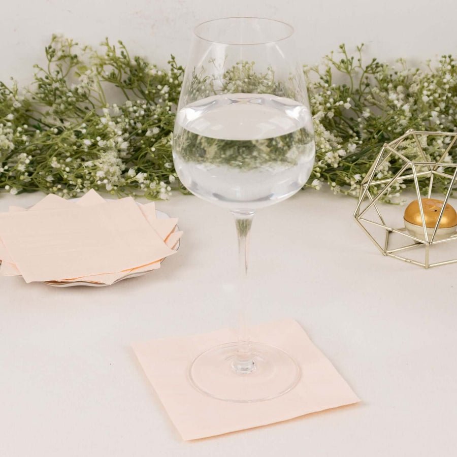 50 - Pack Beverage Cocktail Napkins – Elegant Party Napkins - Pretty Party Boxx