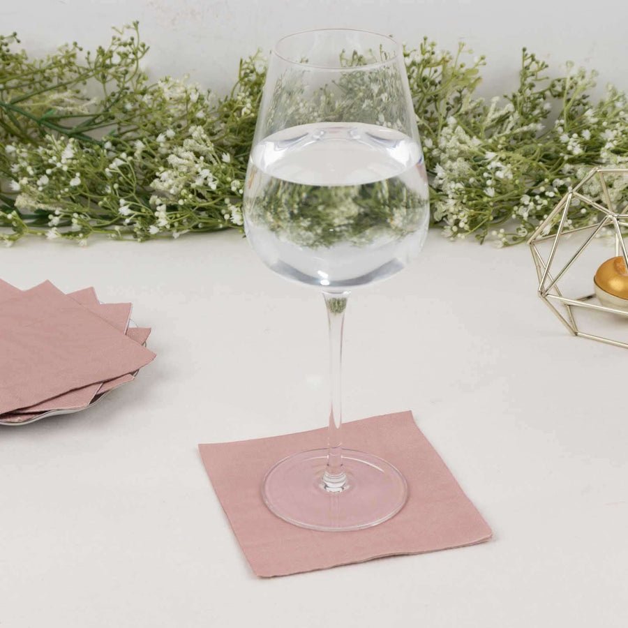 50 - Pack Beverage Cocktail Napkins – Elegant Party Napkins - Pretty Party Boxx
