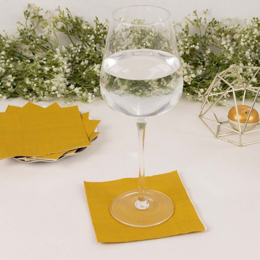 50 - Pack Beverage Cocktail Napkins – Elegant Party Napkins - Pretty Party Boxx