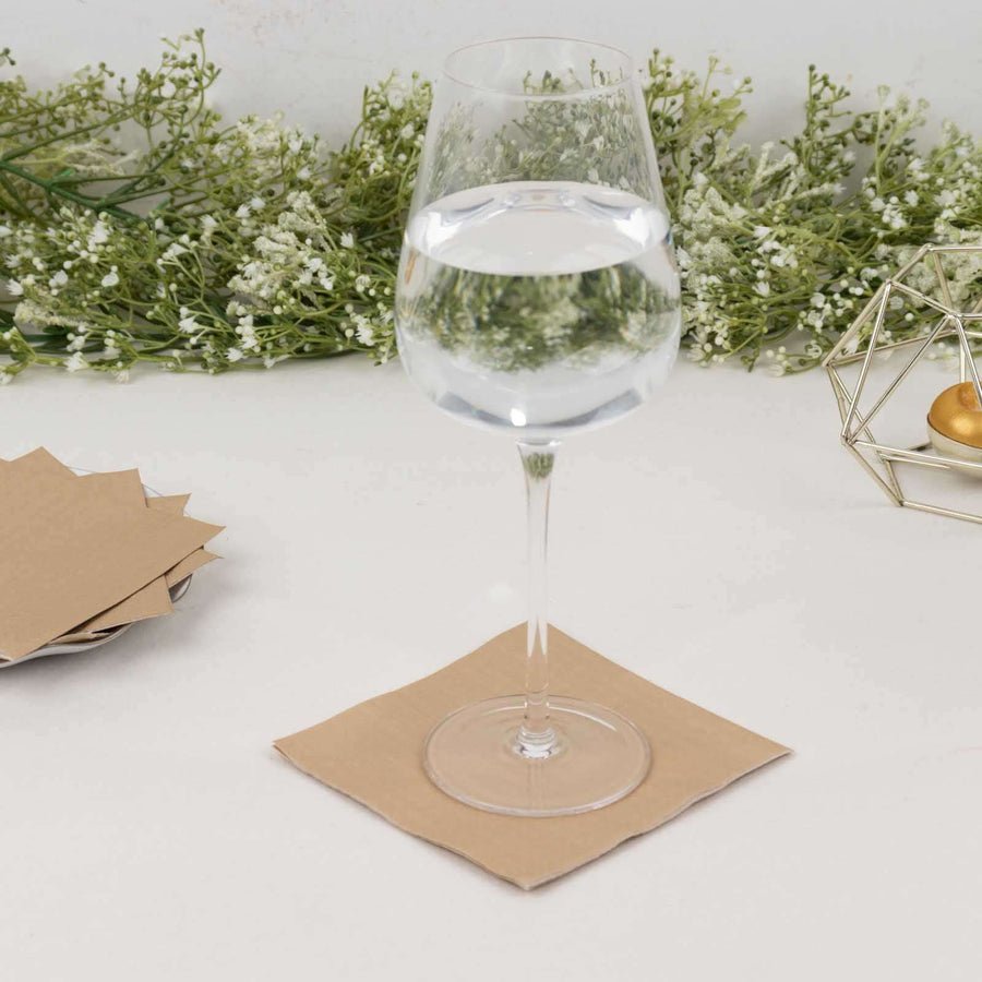 50 - Pack Beverage Cocktail Napkins – Elegant Party Napkins - Pretty Party Boxx