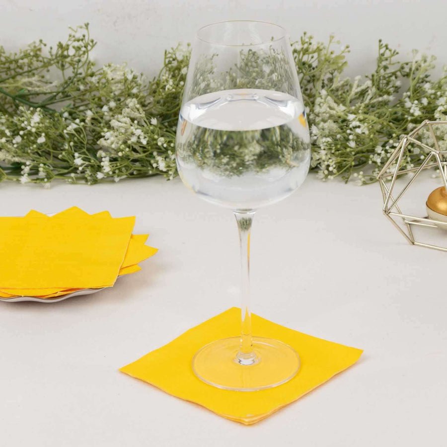 50 - Pack Beverage Cocktail Napkins – Elegant Party Napkins - Pretty Party Boxx