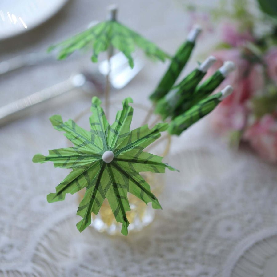 100 - Pack Decorative Bamboo Cocktail Picks – Eco - Friendly Pearl Top Drink & Food Skewers - Pretty Party Boxx