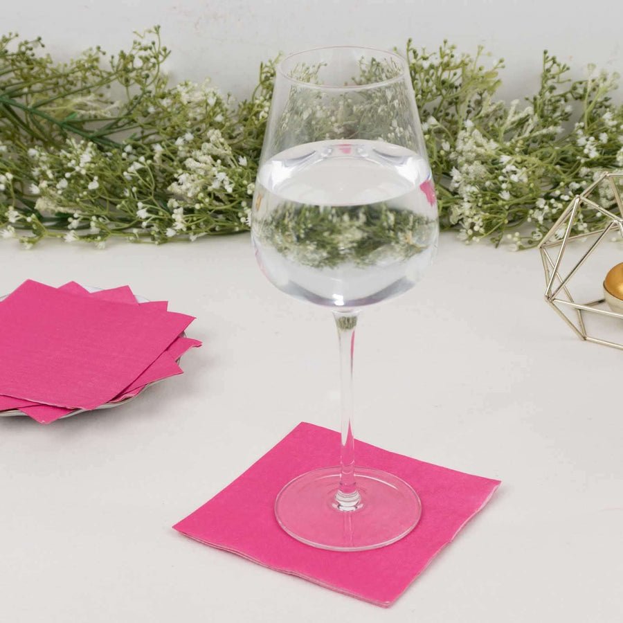 50 - Pack Beverage Cocktail Napkins – Elegant Party Napkins - Pretty Party Boxx