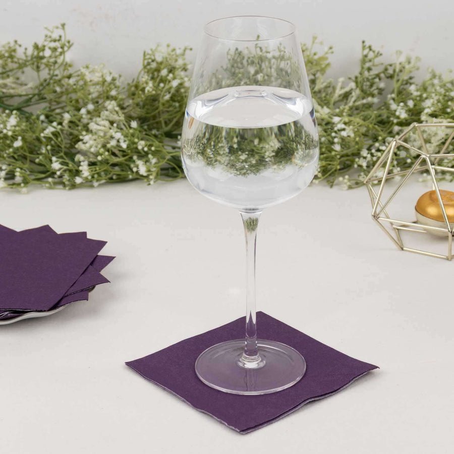 50 - Pack Beverage Cocktail Napkins – Elegant Party Napkins - Pretty Party Boxx