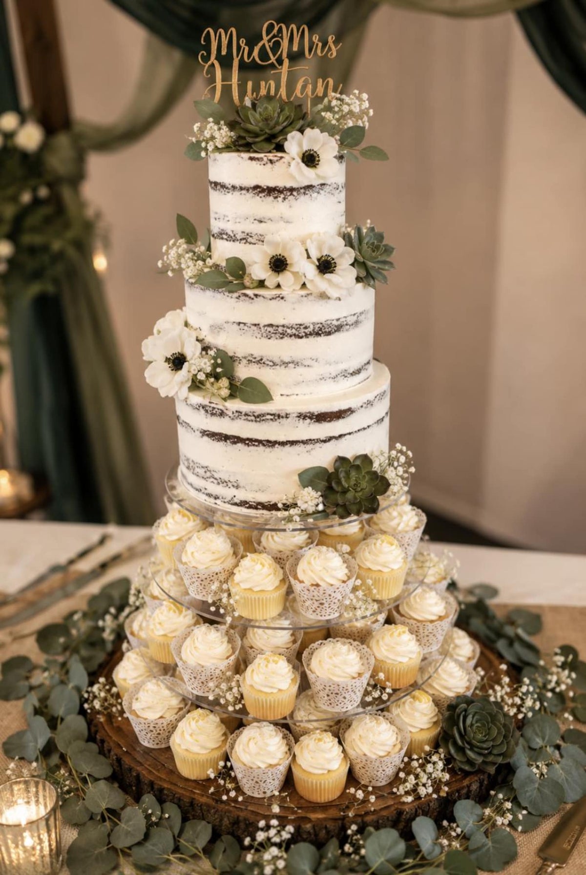 6 - Tier Acrylic Cake Stand – Clear Round Dessert Display Tower for Weddings, Parties & Events - Pretty Party Boxx