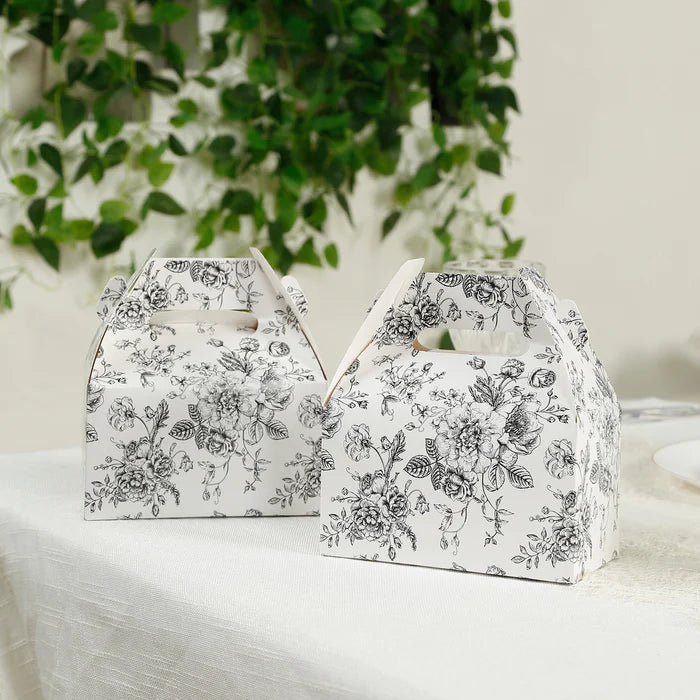 Candy Gift Tote Favor Boxes | 25-Pack Party Favor Treat Boxes