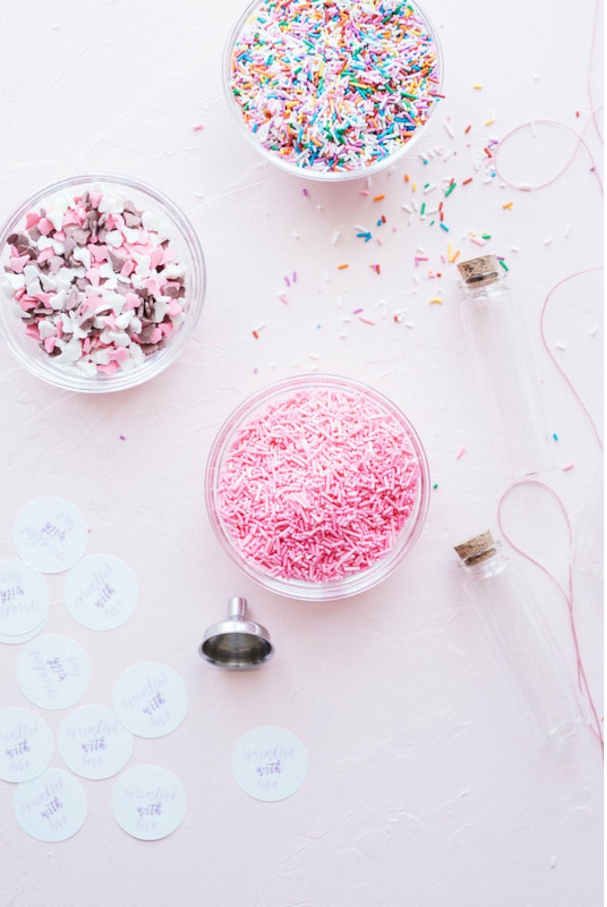 DIY Mini Sprinkle Bottle Favors Kit – Perfect for Baby Showers, Bridal Showers & Parties - Pretty Party Boxx