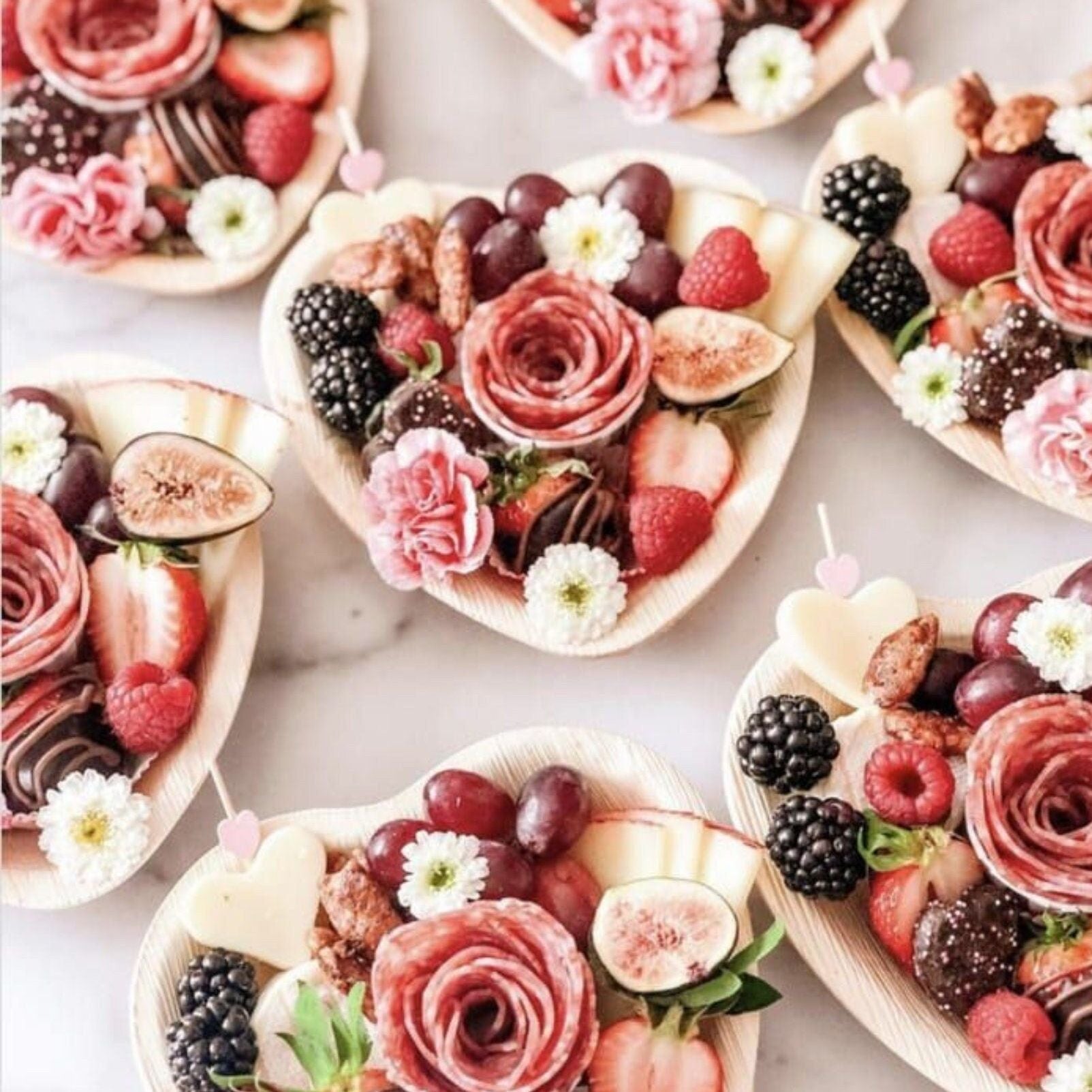 Romantic Party Bamboo Plates