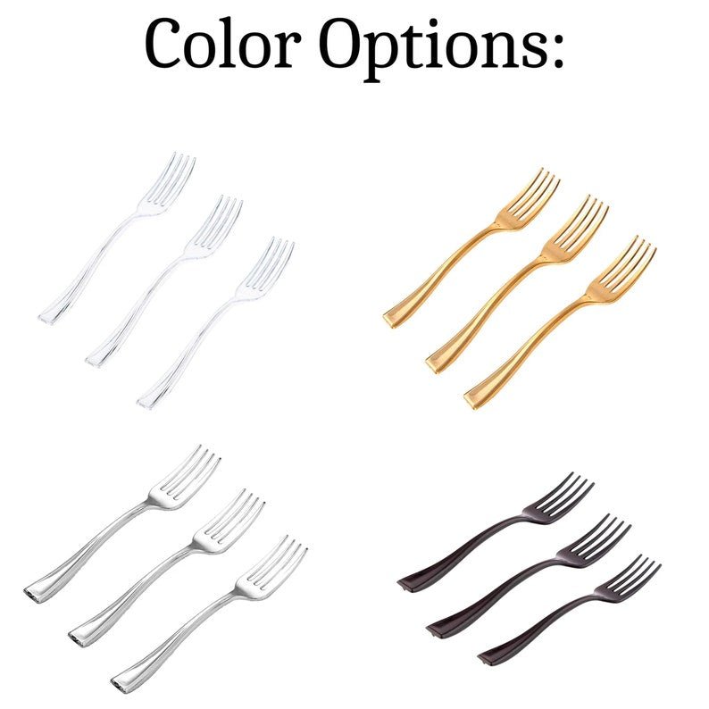 Acrylic Dessert Bowls with Mini Forks & Spoons – Set of 25 Small Clear Bowls for Parfaits, Mousse, Pudding & Event Displays