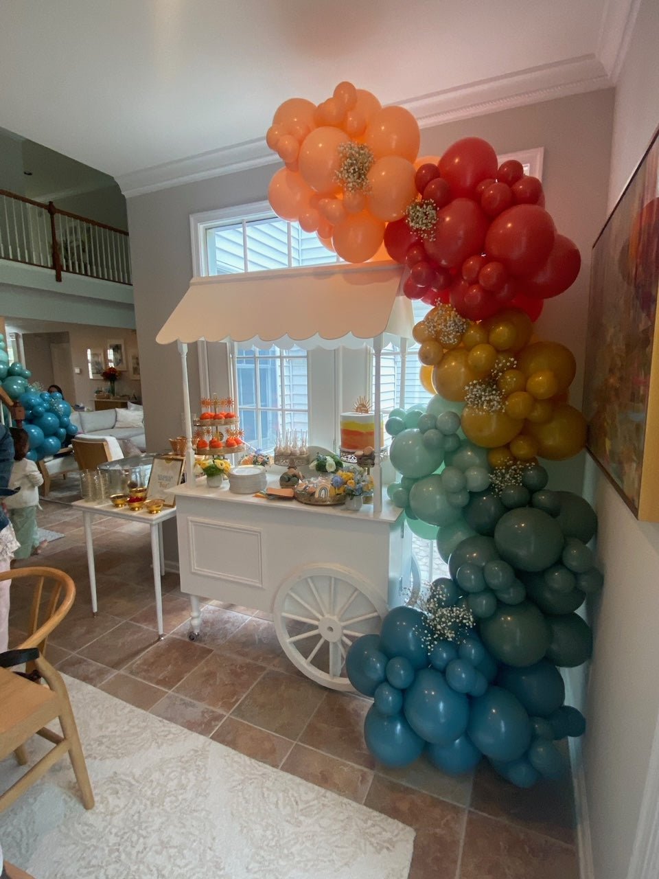 White Candy Cart Rental Williamson County TX - Party & Wedding Cart - Pretty Party Boxx