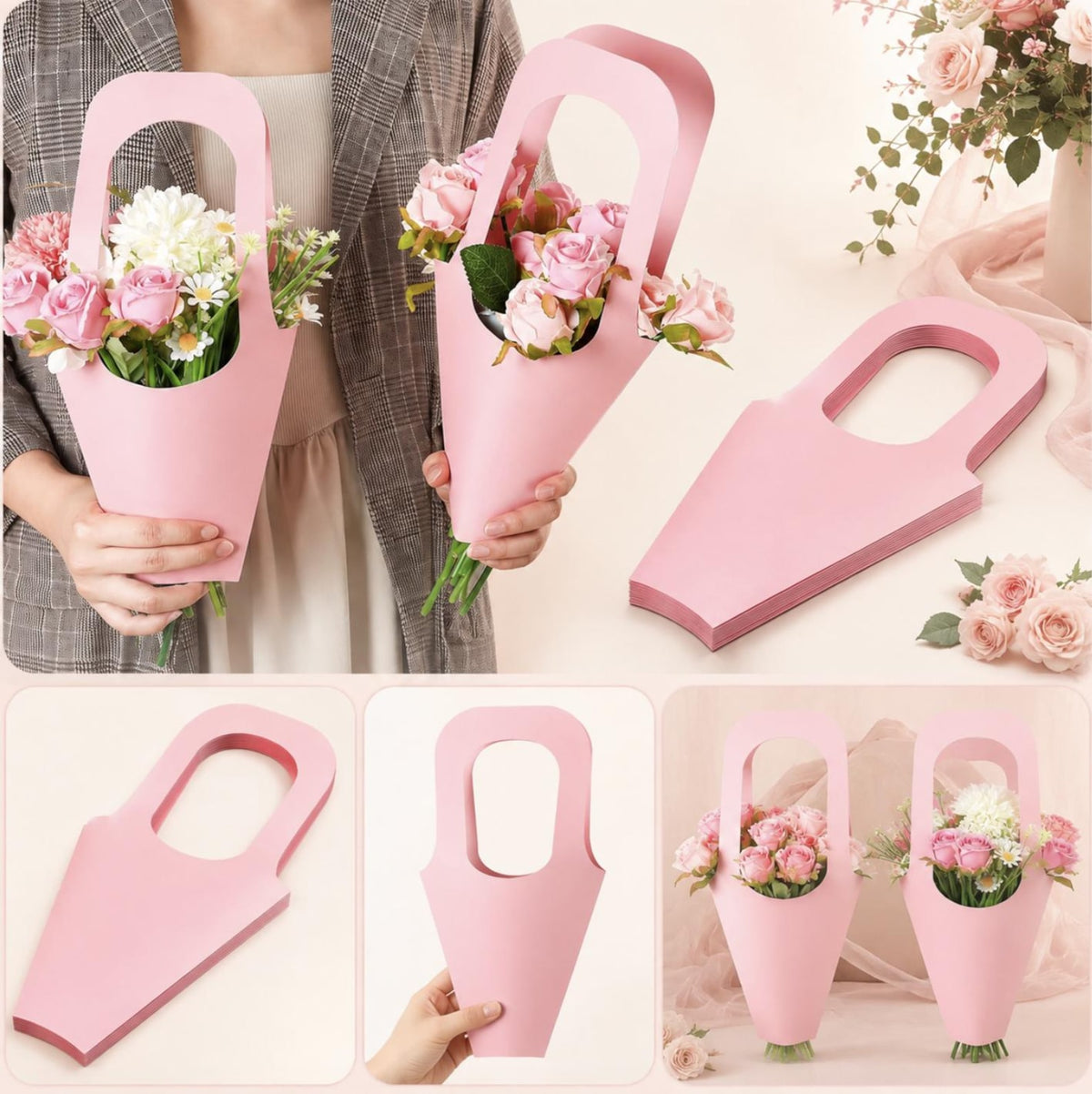 DIY Flower Bar Kit – White Tin Bouquet Station - Pretty Party Boxx