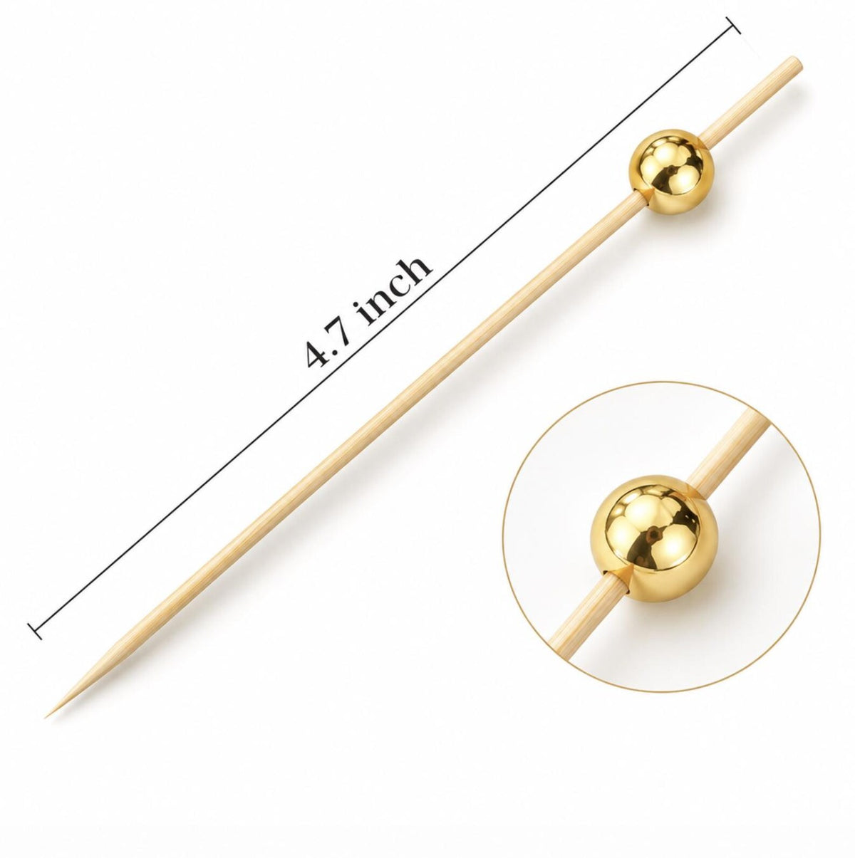 Decorative Themed Fancy Toothpicks - Fun Party Toothpicks for Cocktails & Appetizers - Pretty Party Boxx