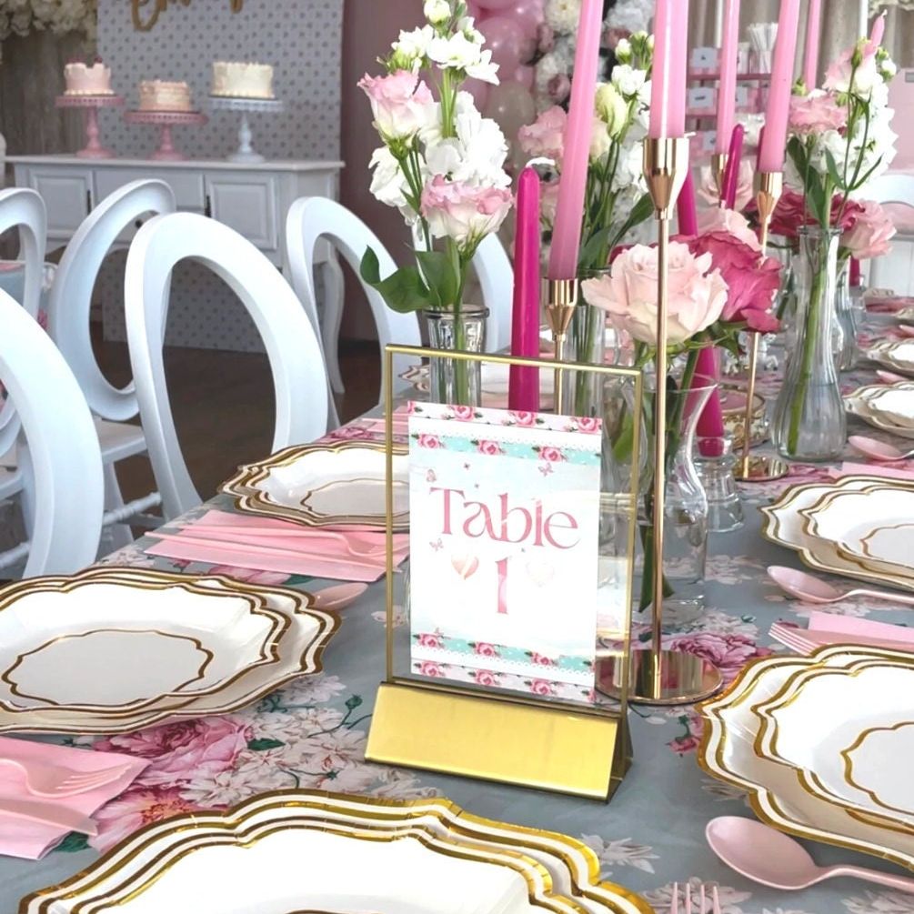 Decorative scalloped rim disposable plate styled for upscale dinner party