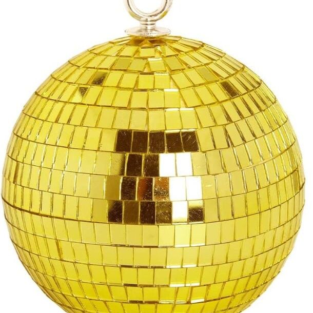 6 - Inch Mirror Disco Ball Decorations – Assorted Colors (Gold, Silver, Blue, Hot Pink) - Pretty Party Boxx