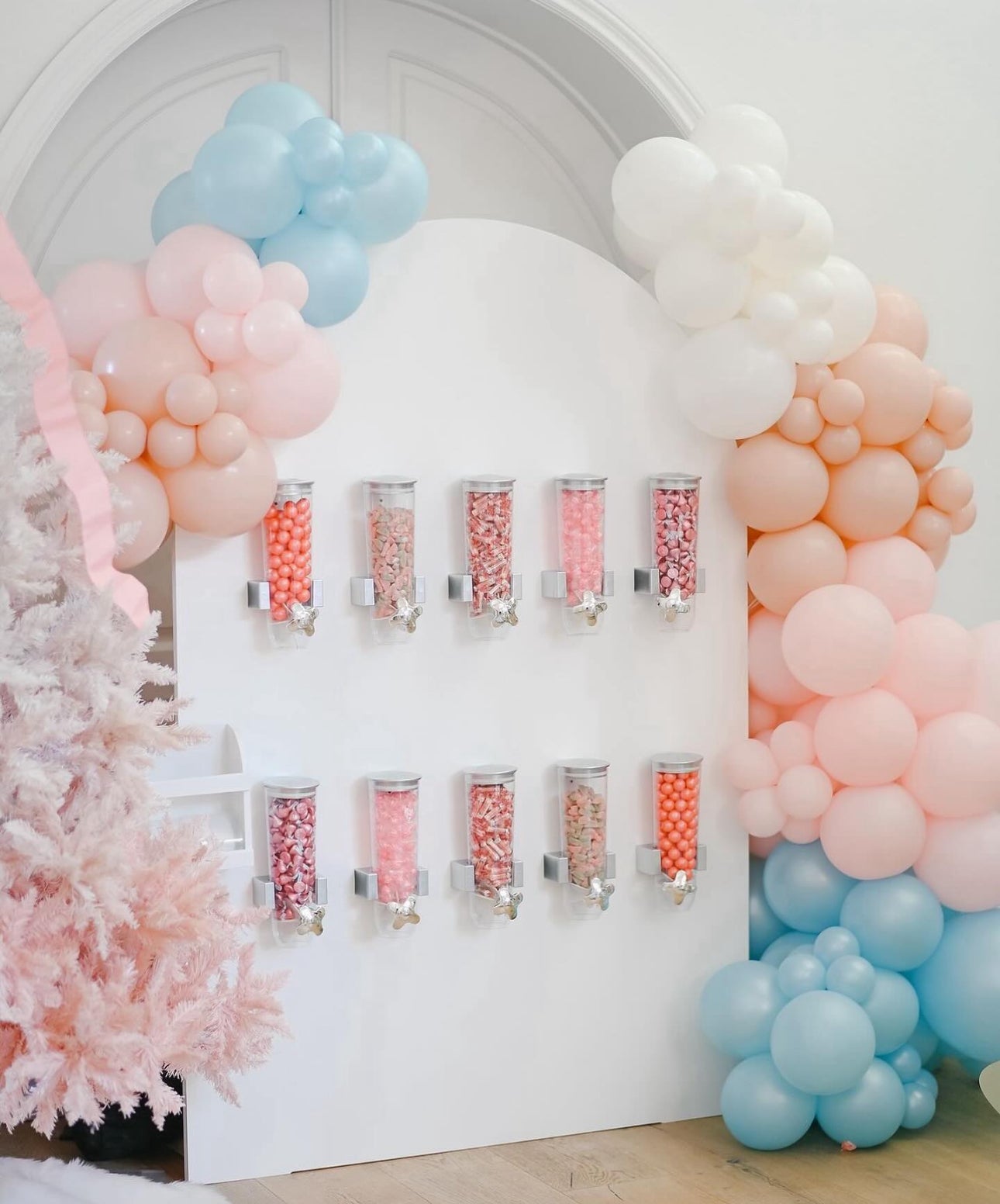 White Candy/Treat Wall Backdrop FOR RENT NJ/NY Only