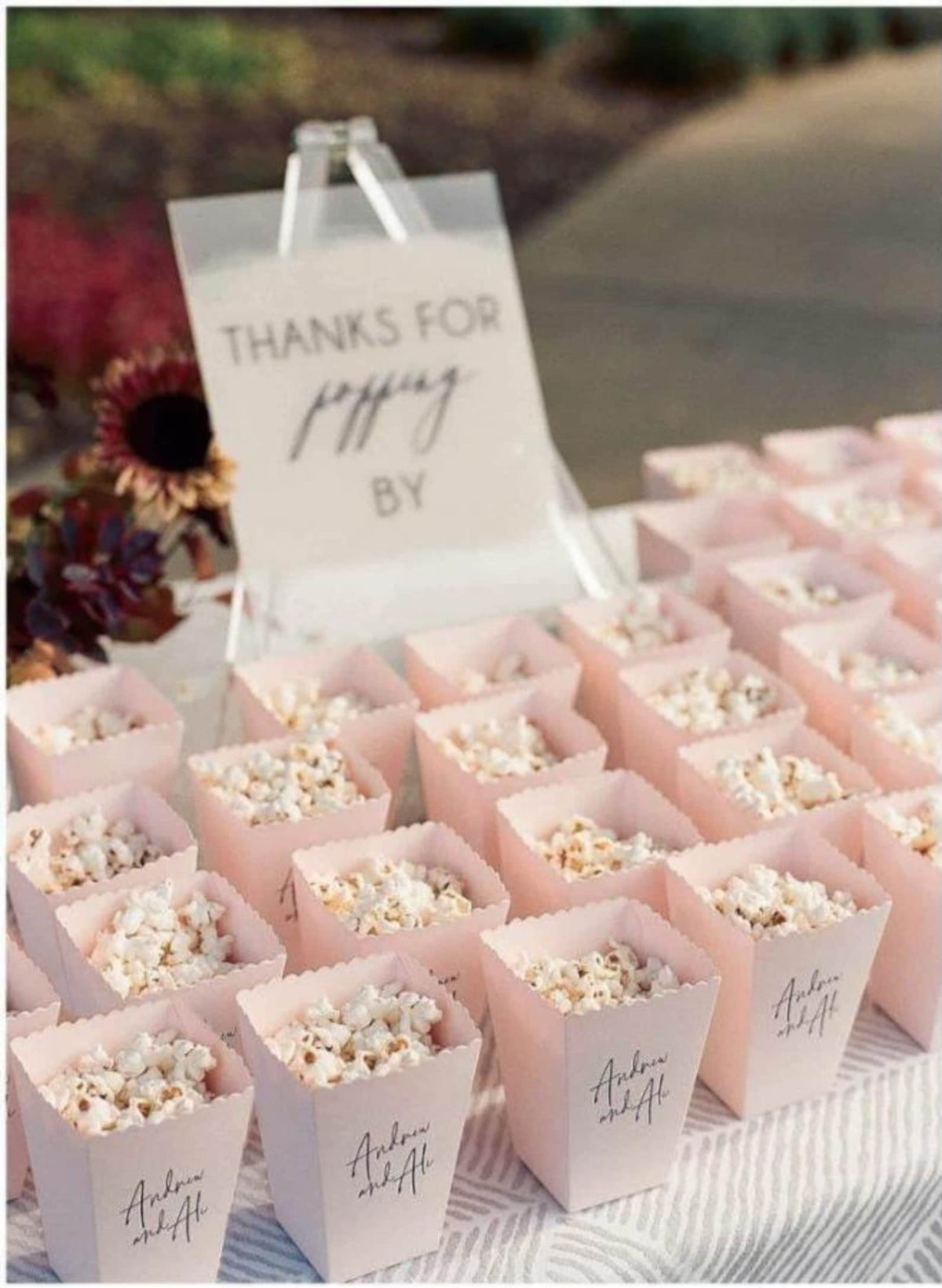 Mini Popcorn Cups for Parties Set of 12 – Scalloped Treat Boxes for Popcorn, Candy & Snacks (3 x 4 x 3 inches)