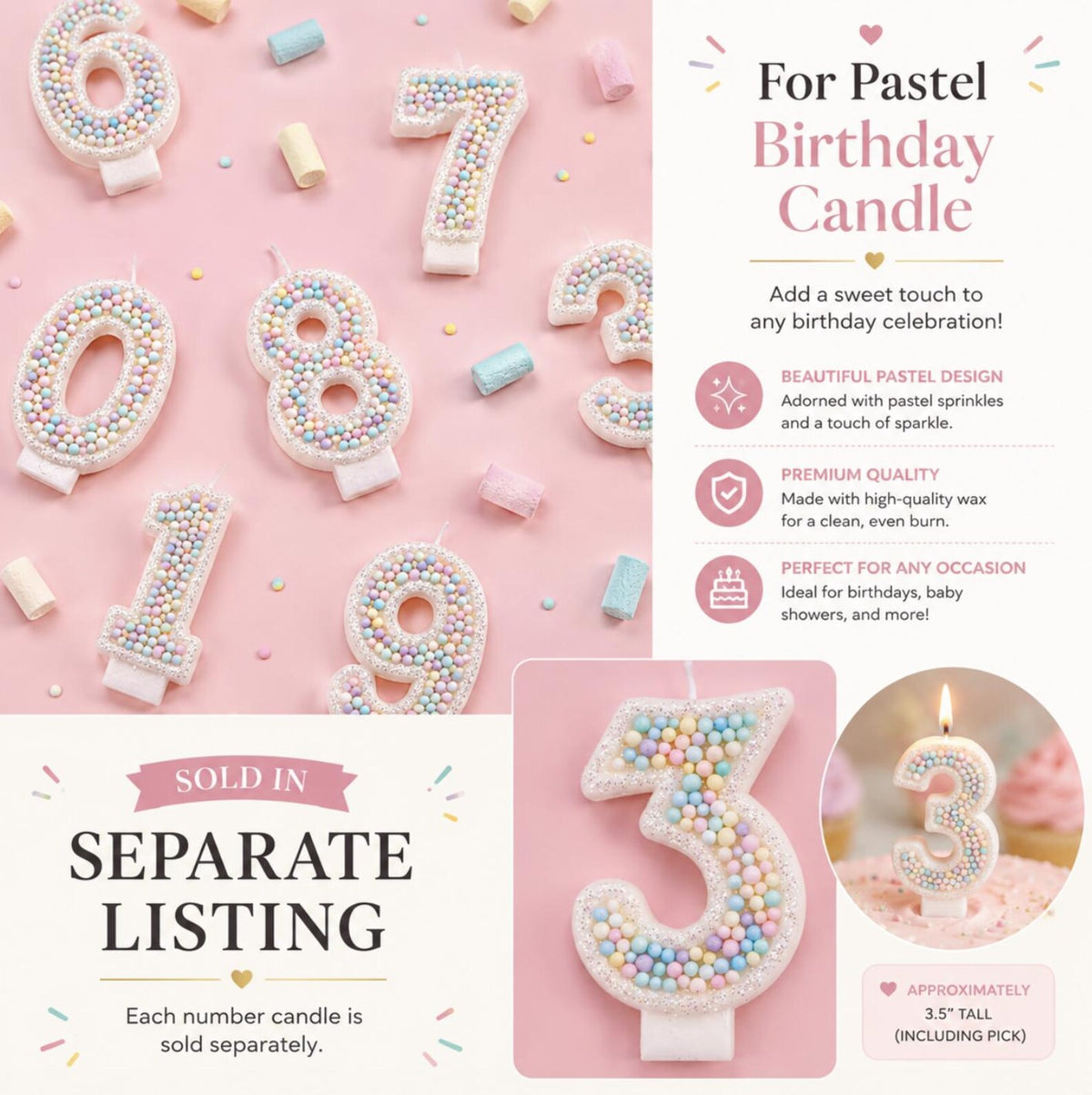 Ice Cream Party Tableware Set for 24 - Pastel Plates, Cups & Summer Party Supplies - Pretty Party Boxx