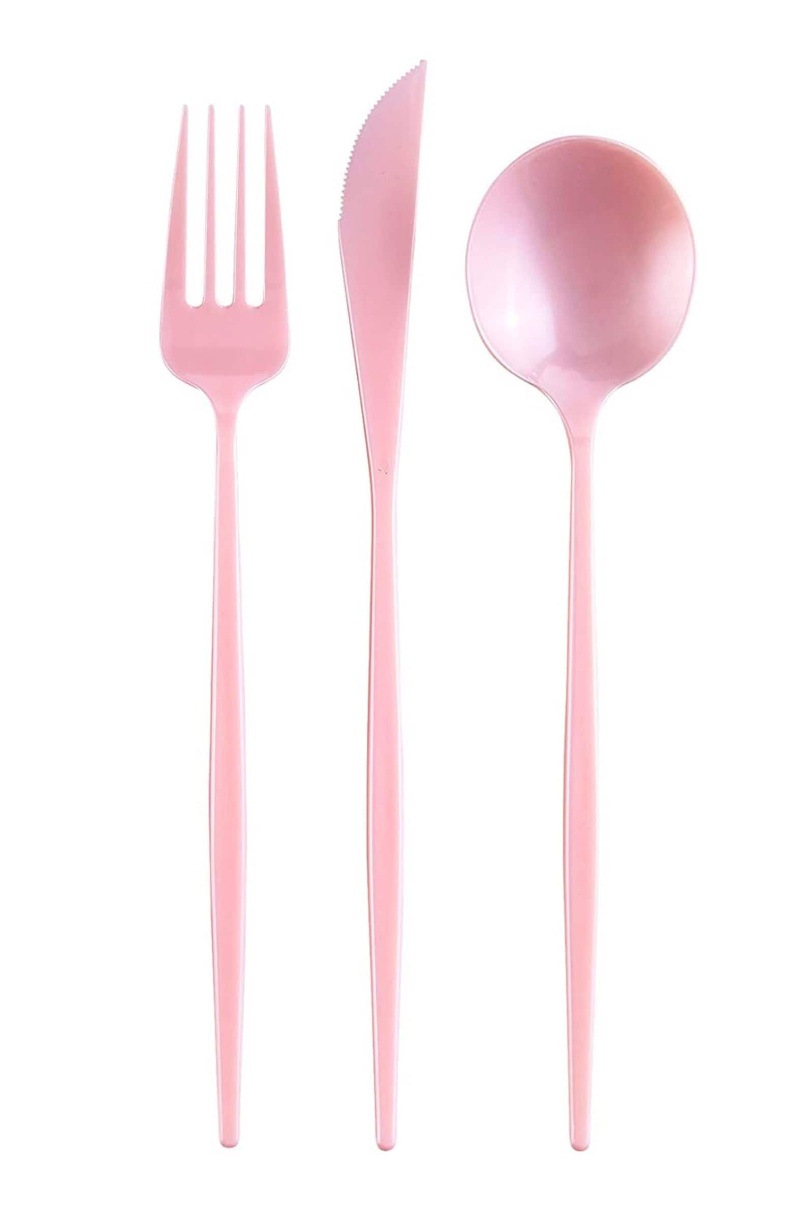Pink & Gold Fancy Party Tableware Set – Love Shack Fancy-Inspired Plates, Cups, Napkins & Cutlery for 20 Guests
