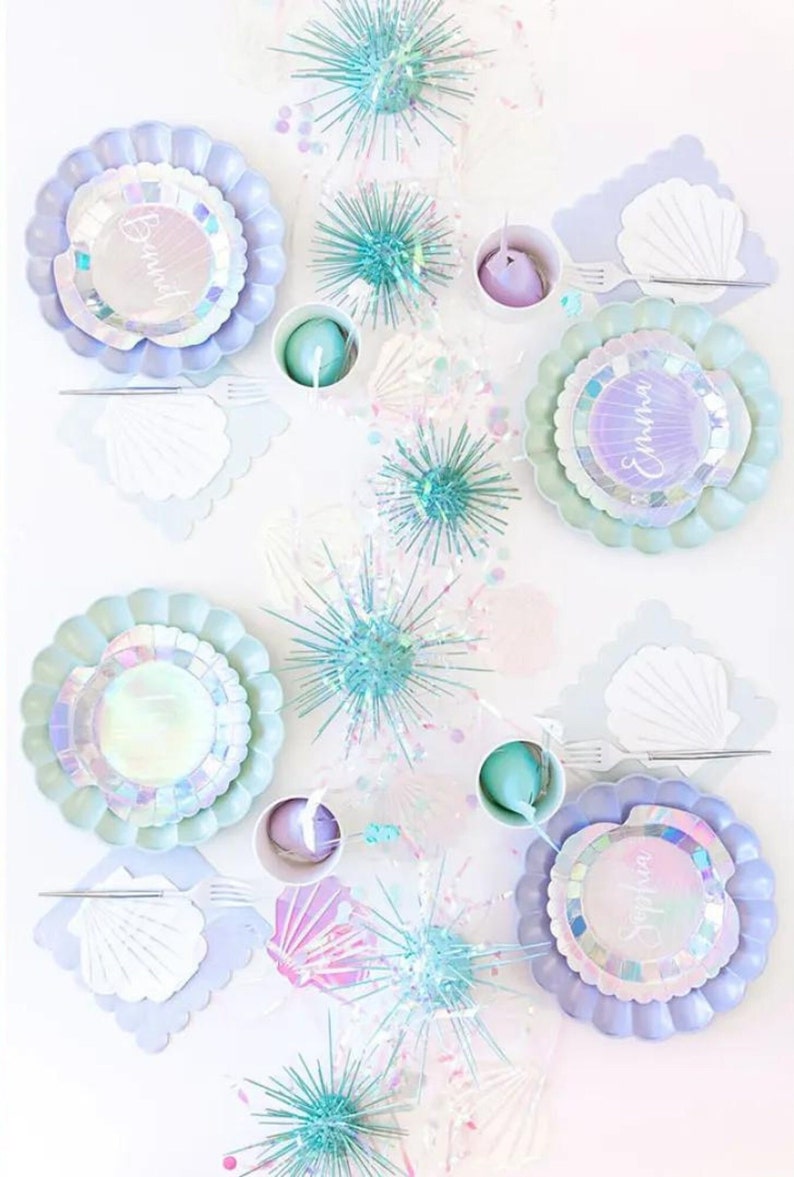 Scallop Rim Party Plates – Fancy Gold & Silver Disposable Dinnerware for Weddings & Elegant Events - Pretty Party Boxx