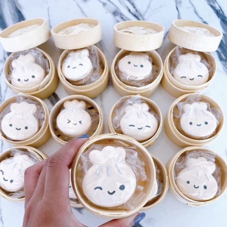 Mini Bento Box Set with Wooden Utensils - Disposable Asian Style - Pretty Party Boxx