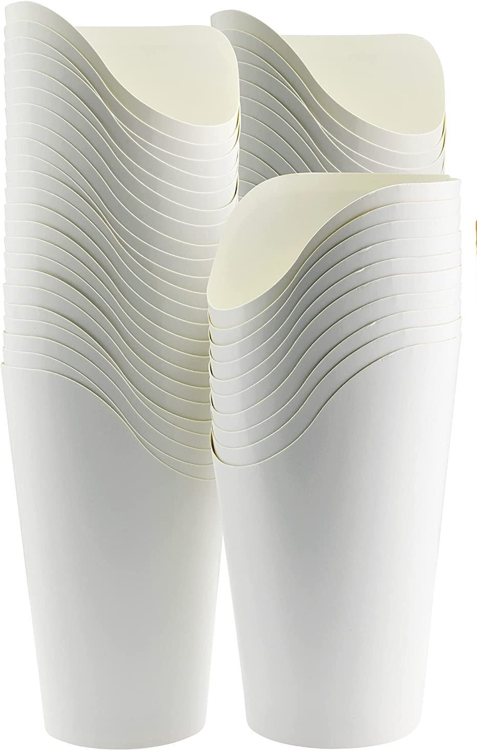 White Charcuterie Paper Cups with Gold Fancy Toothpicks Set - Pretty Party Boxx