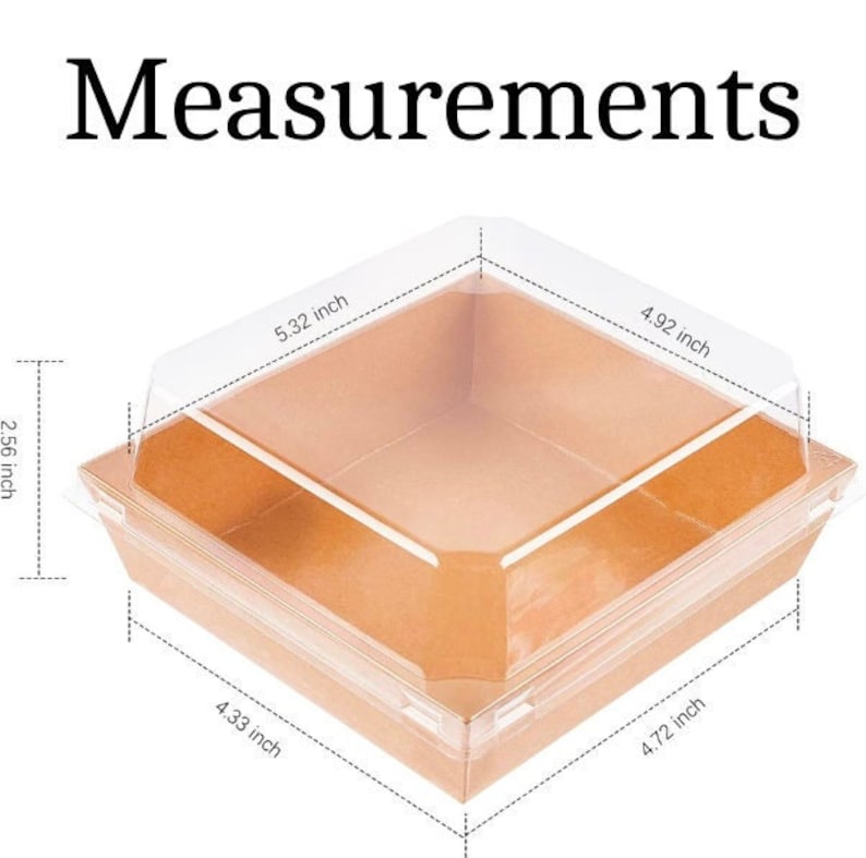 Charcuterie box dimensions diagram showing measurements for events
