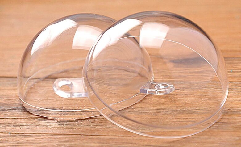 Acrylic Globe Cupcake Covers – Clear Dessert Spheres for Cupcakes & Appetizer Displays