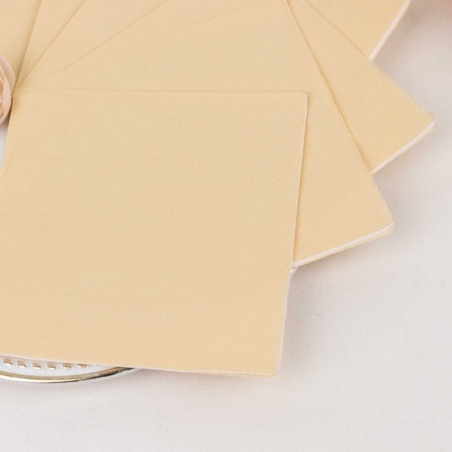 50 - Pack Beverage Cocktail Napkins – Elegant Party Napkins - Pretty Party Boxx