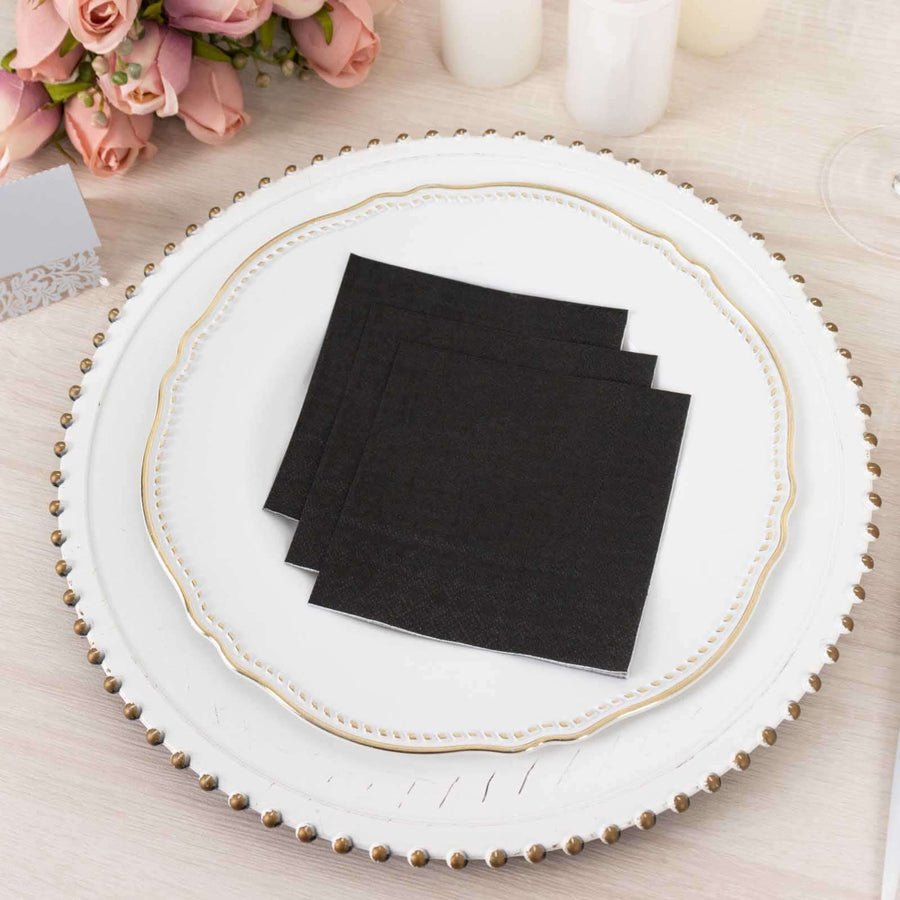 50 - Pack Beverage Cocktail Napkins – Elegant Party Napkins - Pretty Party Boxx