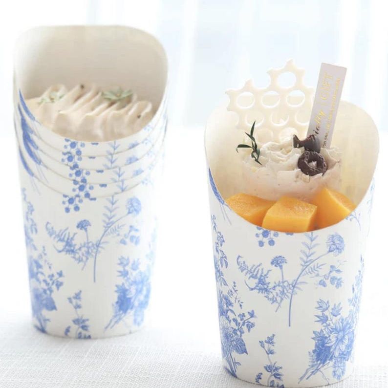 Charcuterie Favor Cups with Toothpicks – 20 - Piece Disposable Snack Cups for Weddings, Showers & Events - Pretty Party Boxx