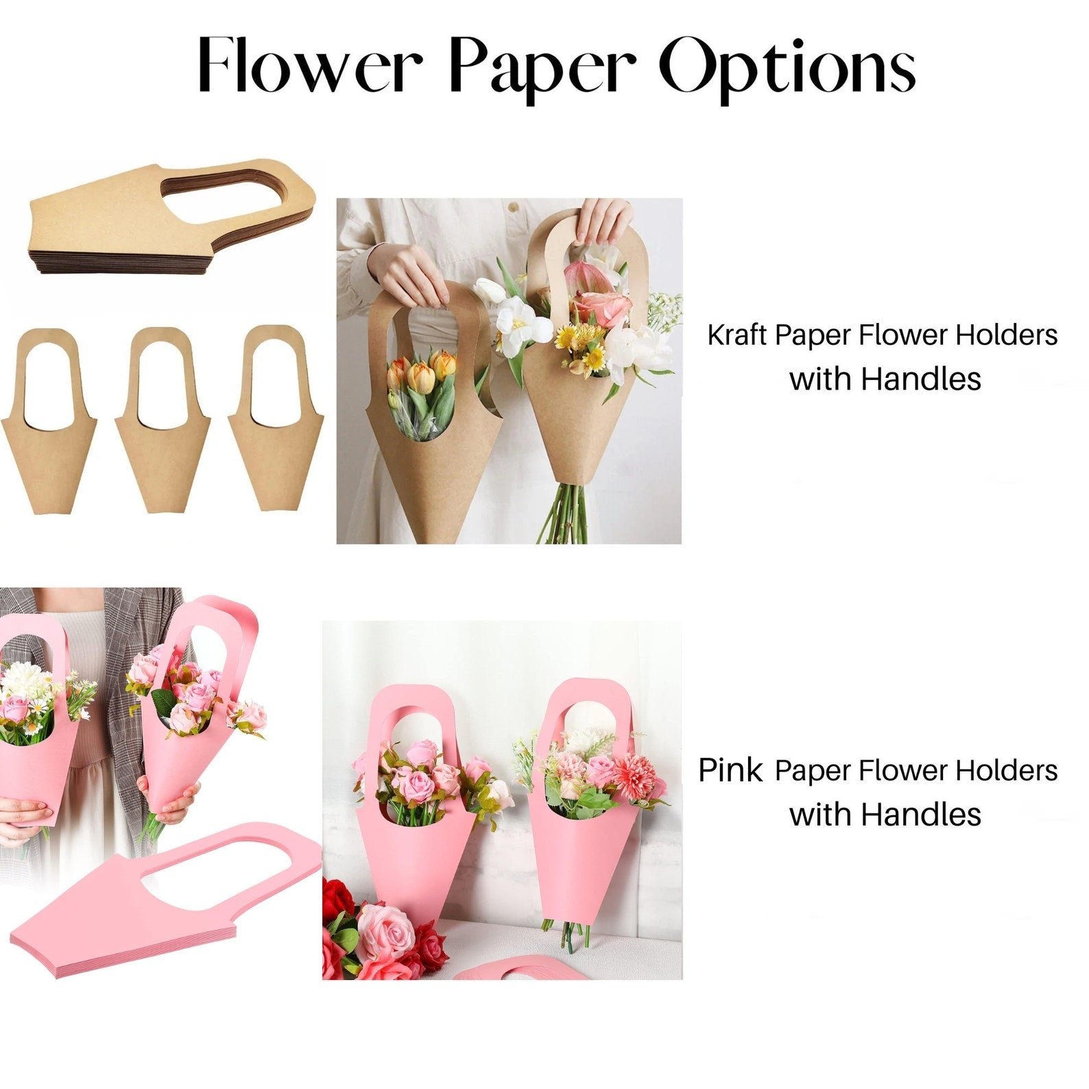 DIY flower bar kit components arranged for a personal bouquet-making station at events.