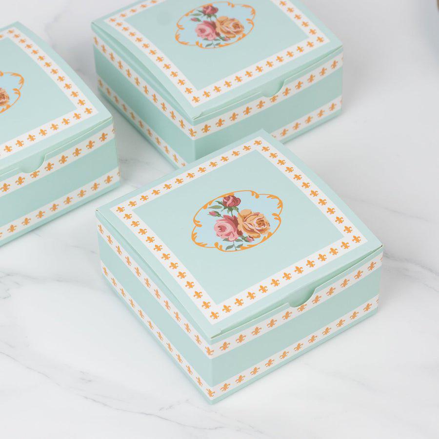 Light pink blush solid color favor box for small gifts & wedding treats.