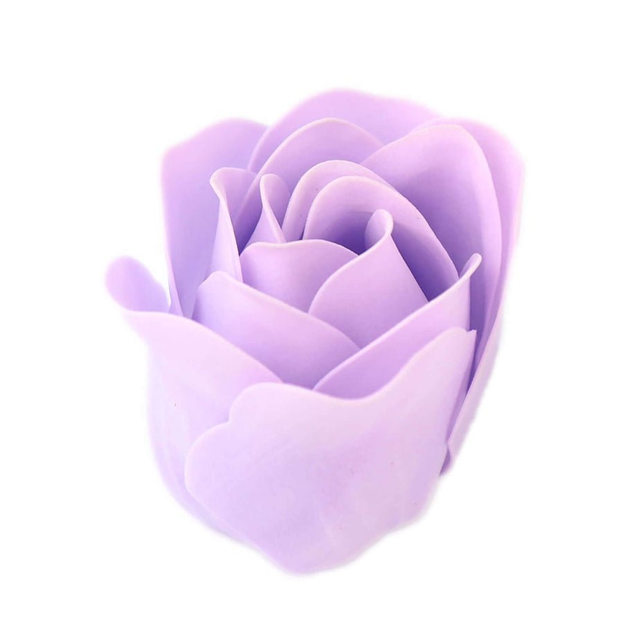 4 - Pack White Scented Rose Soap Heart - Shaped Party Favors with Gift Boxes & Ribbon – Perfect Wedding & Event Decorations - Pretty Party Boxx