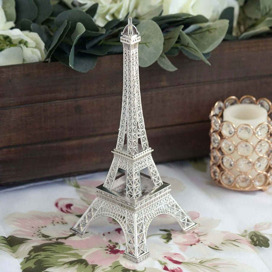LED Metal Eiffel Tower Table Centerpiece – Decorative Light Up Cake Topper - Pretty Party Boxx
