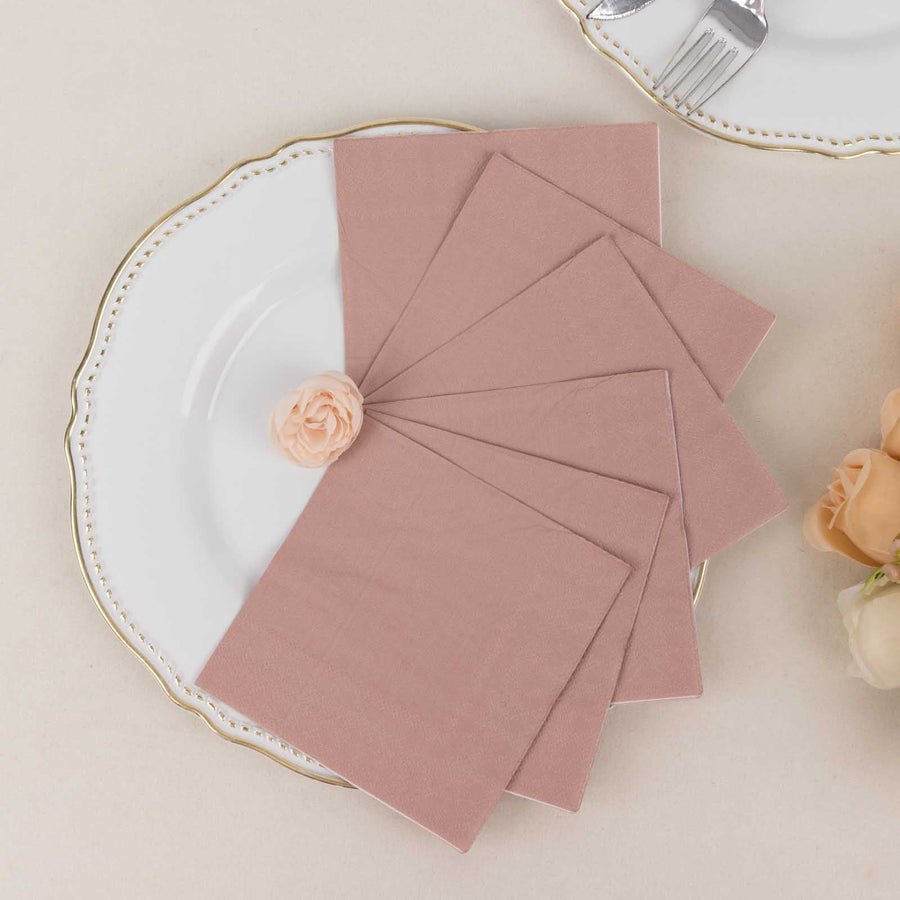 50 - Pack Beverage Cocktail Napkins – Elegant Party Napkins - Pretty Party Boxx