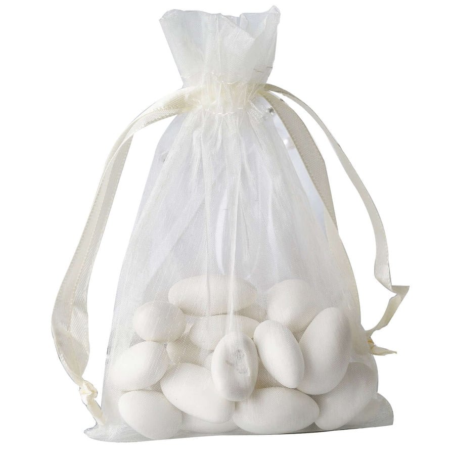 Organza Drawstring Wedding & Party Favor Gift Bags - 10 Pack - Pretty Party Boxx