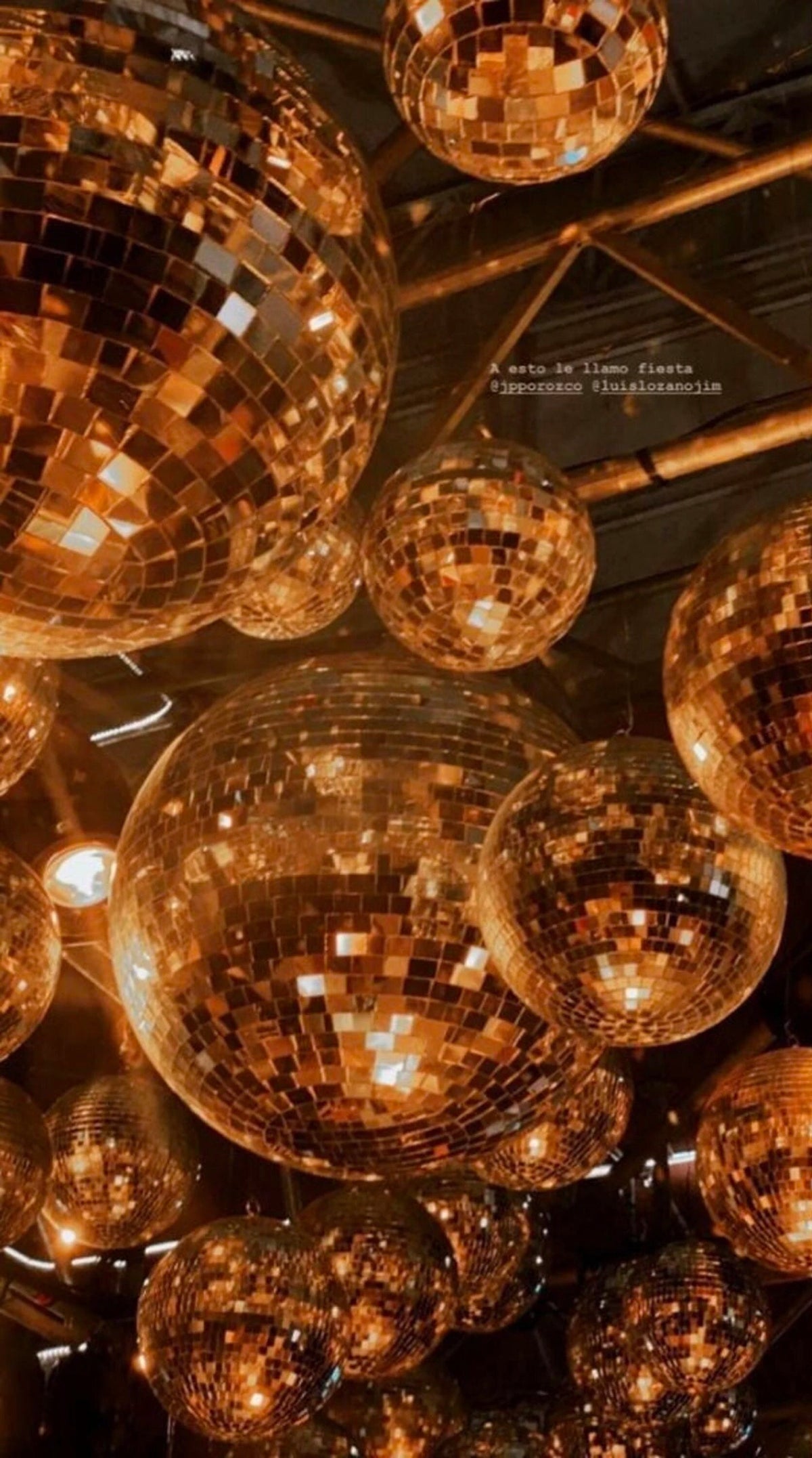 Gold Mirror Disco Ball Set – Assorted Disco Ornaments for Bachelorette & Disco Parties
