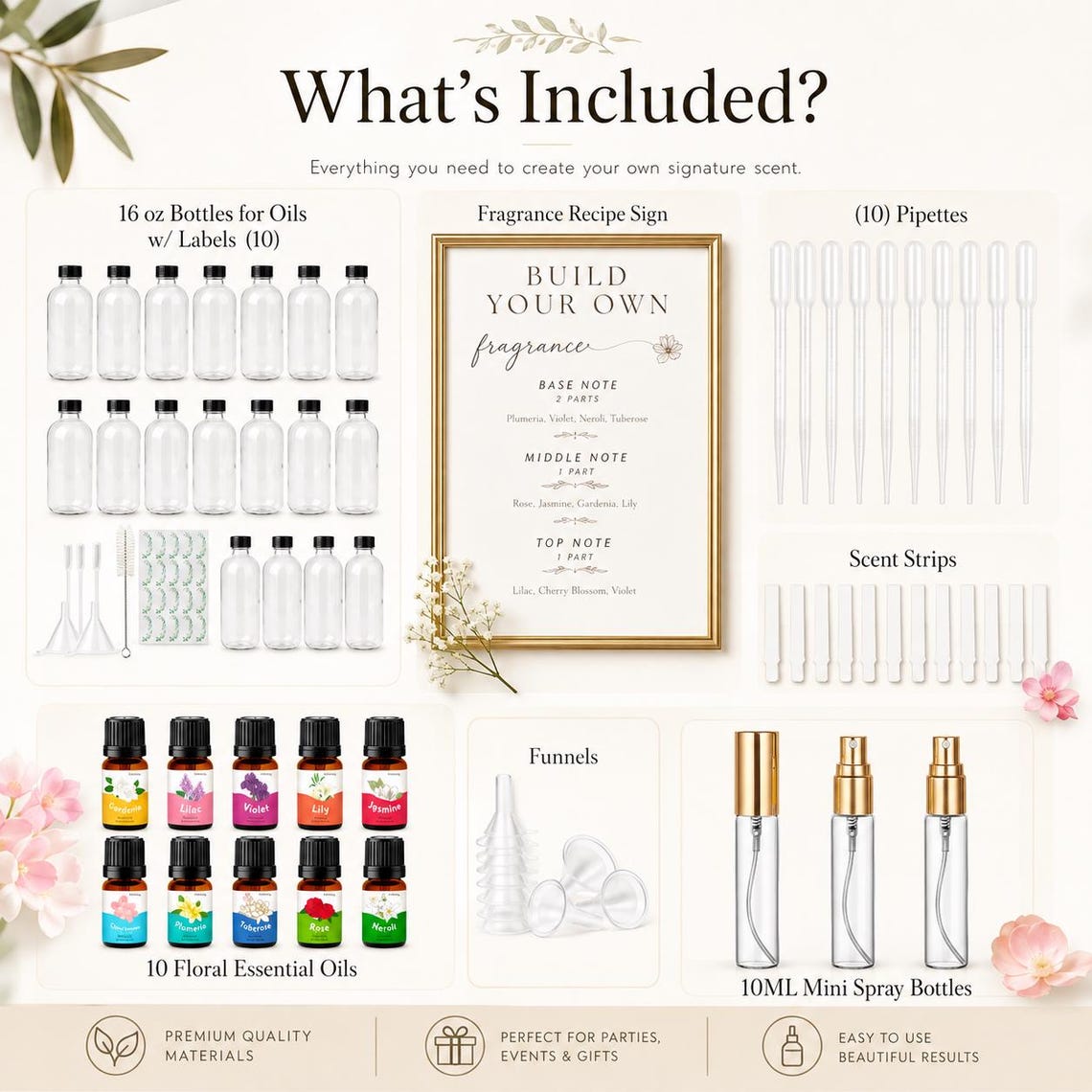 DIY Perfume Bar Kit – Create Your Own Signature Scents | Fragrance Making Kit for Adults - Pretty Party Boxx