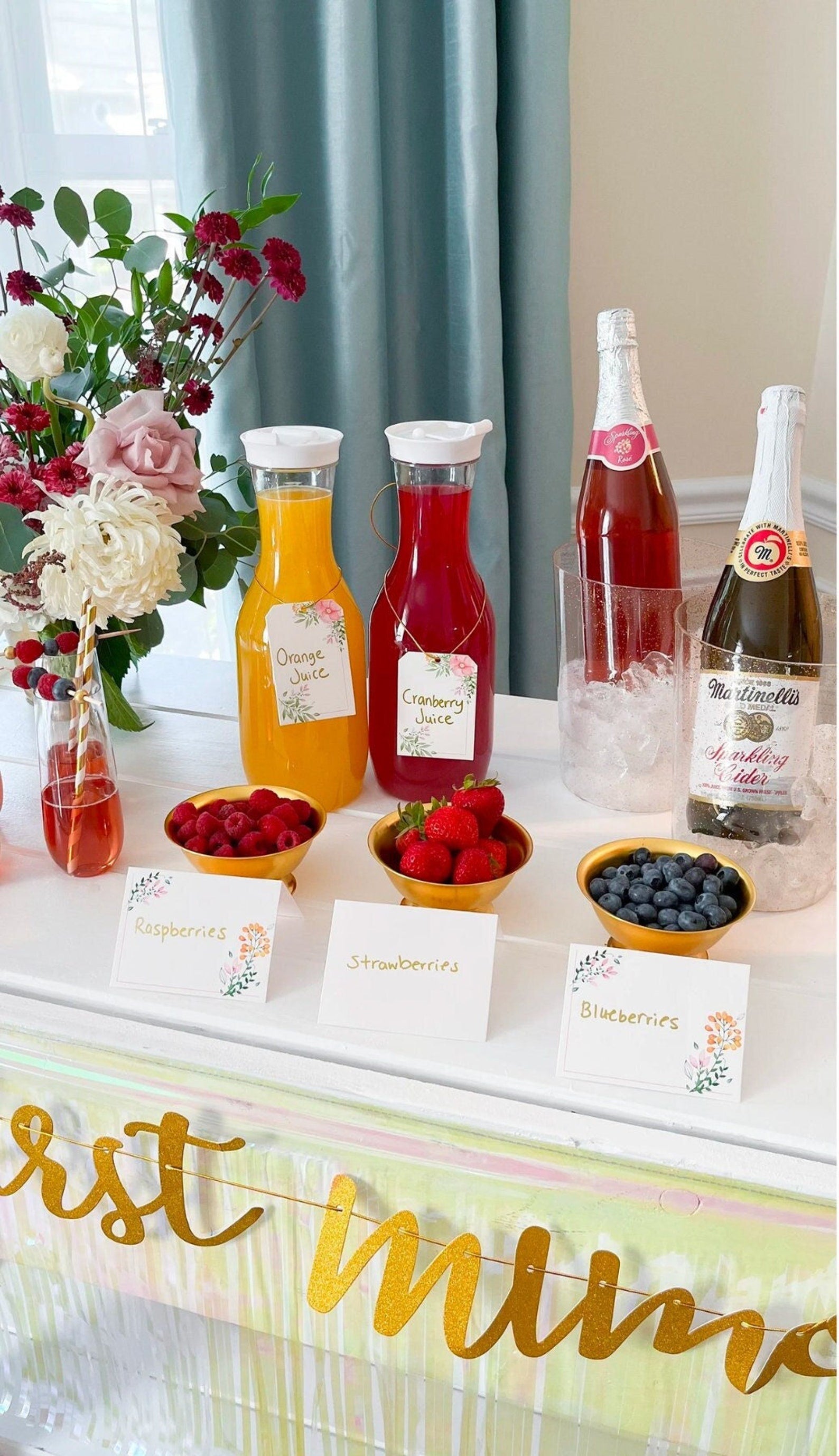 Complete Mimosa Bar Kit – Perfect for Bridal Showers & Brunches