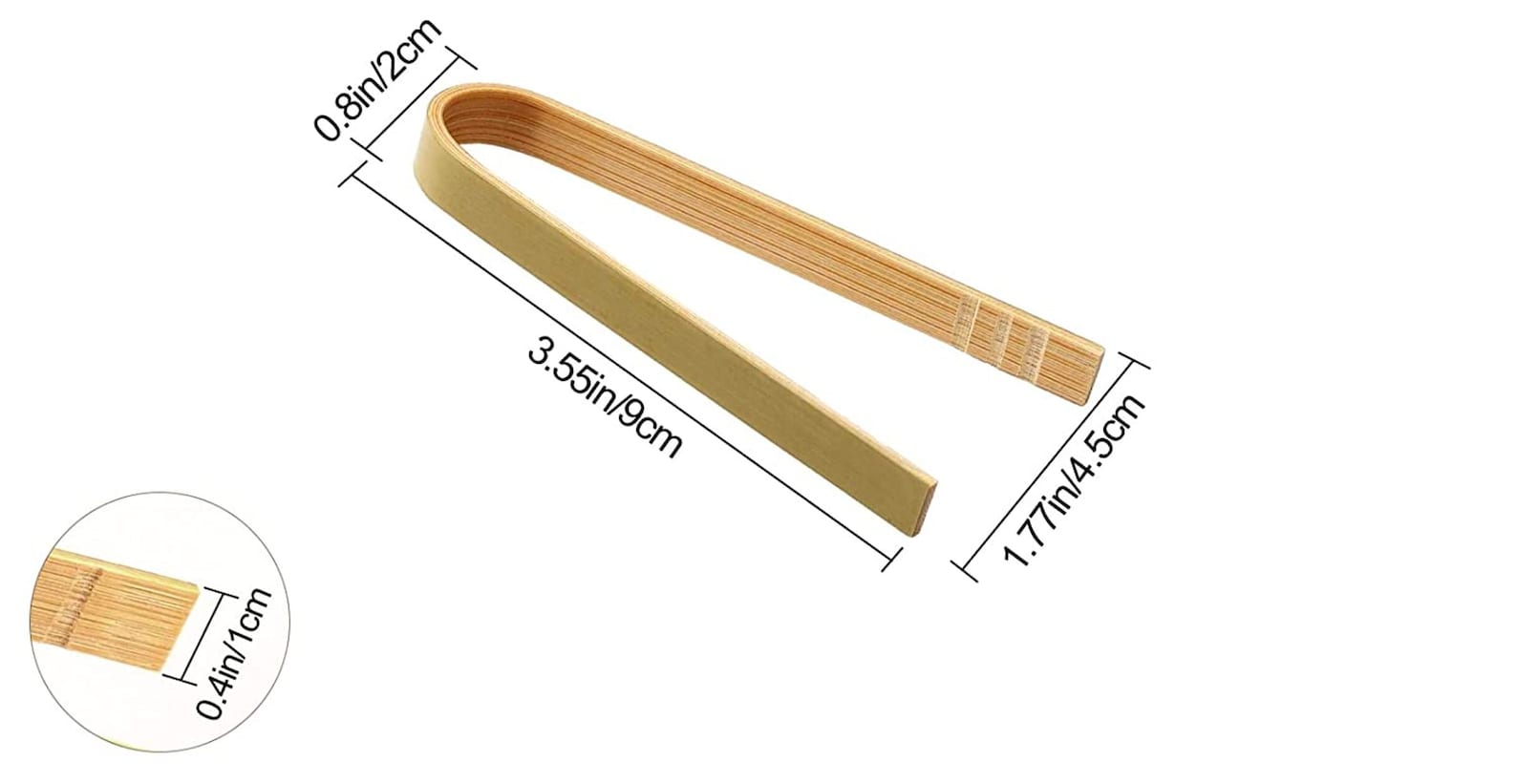 Mini Bamboo Charcuterie Tongs – Eco - Friendly Wooden Tongs for Appetizers, Grazing Tables & Dessert Displays - Pretty Party Boxx