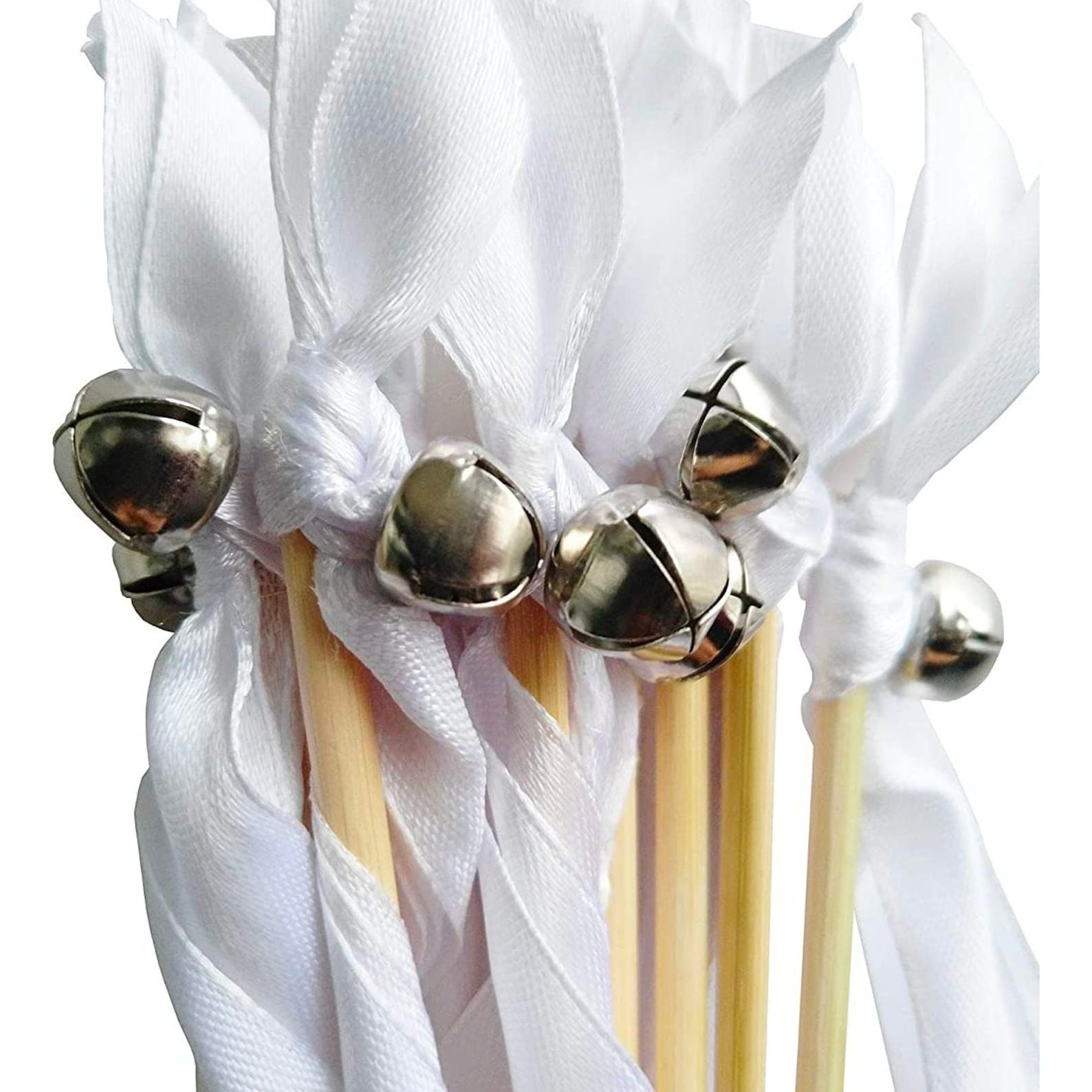 Ribbon Wedding Farewell Wands – Set of 25 Decorative Send - Off Ribbons for Weddings & Celebrations - Pretty Party Boxx