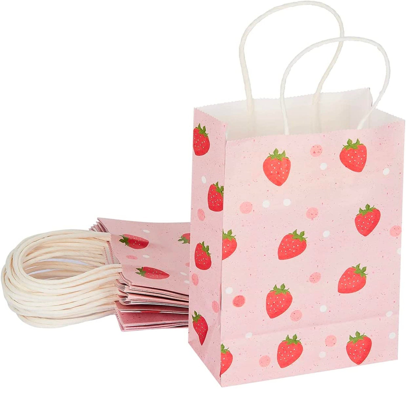 Strawberry Shortcake Party Tableware Set – 20 - Piece Disposable Plates, Cups & Napkins for Kids’ Birthdays - Pretty Party Boxx