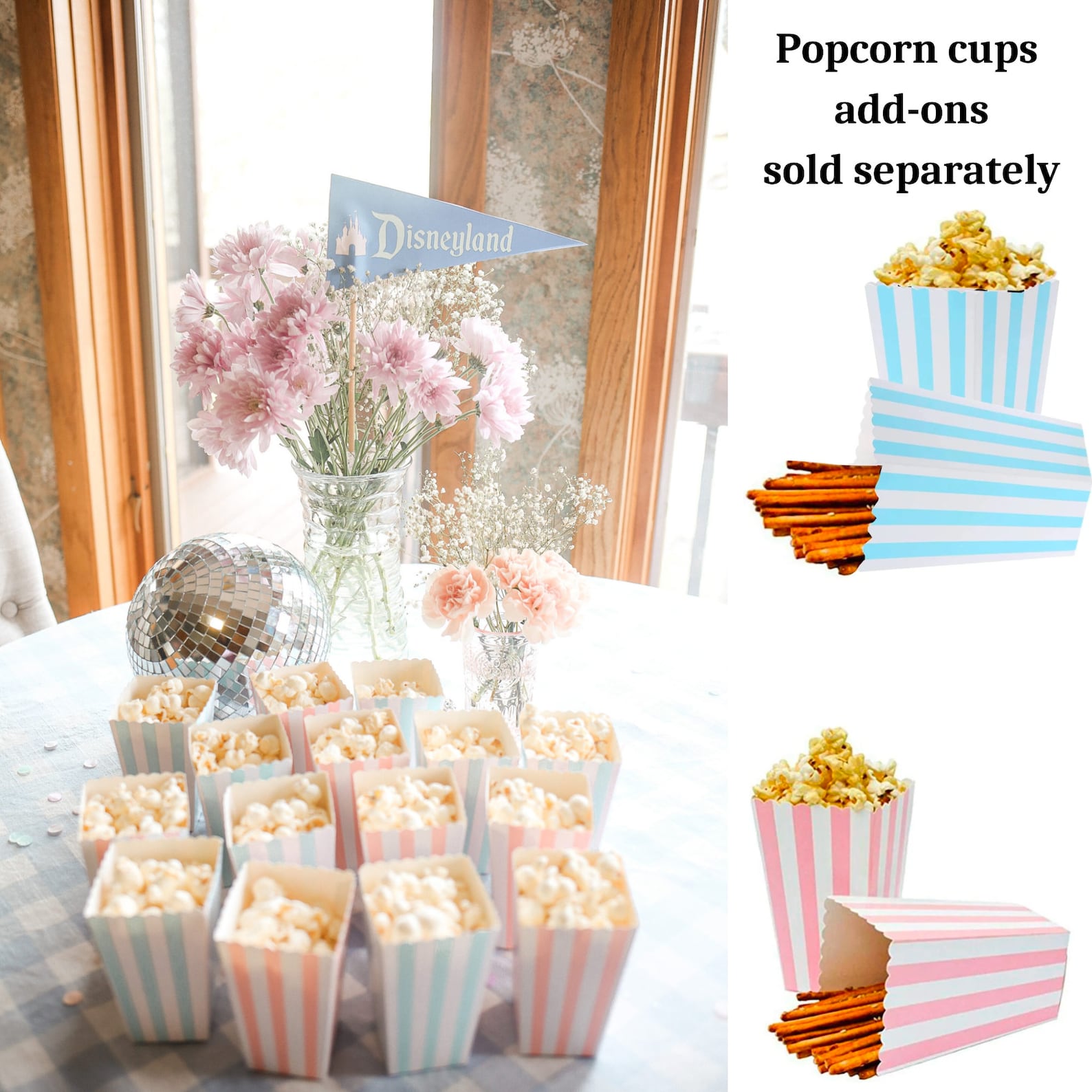 Carnival Party Tableware Set – 16 - Piece Disposable Plates, Cups, Napkins & Cutlery for Kids’ Birthdays - Pretty Party Boxx