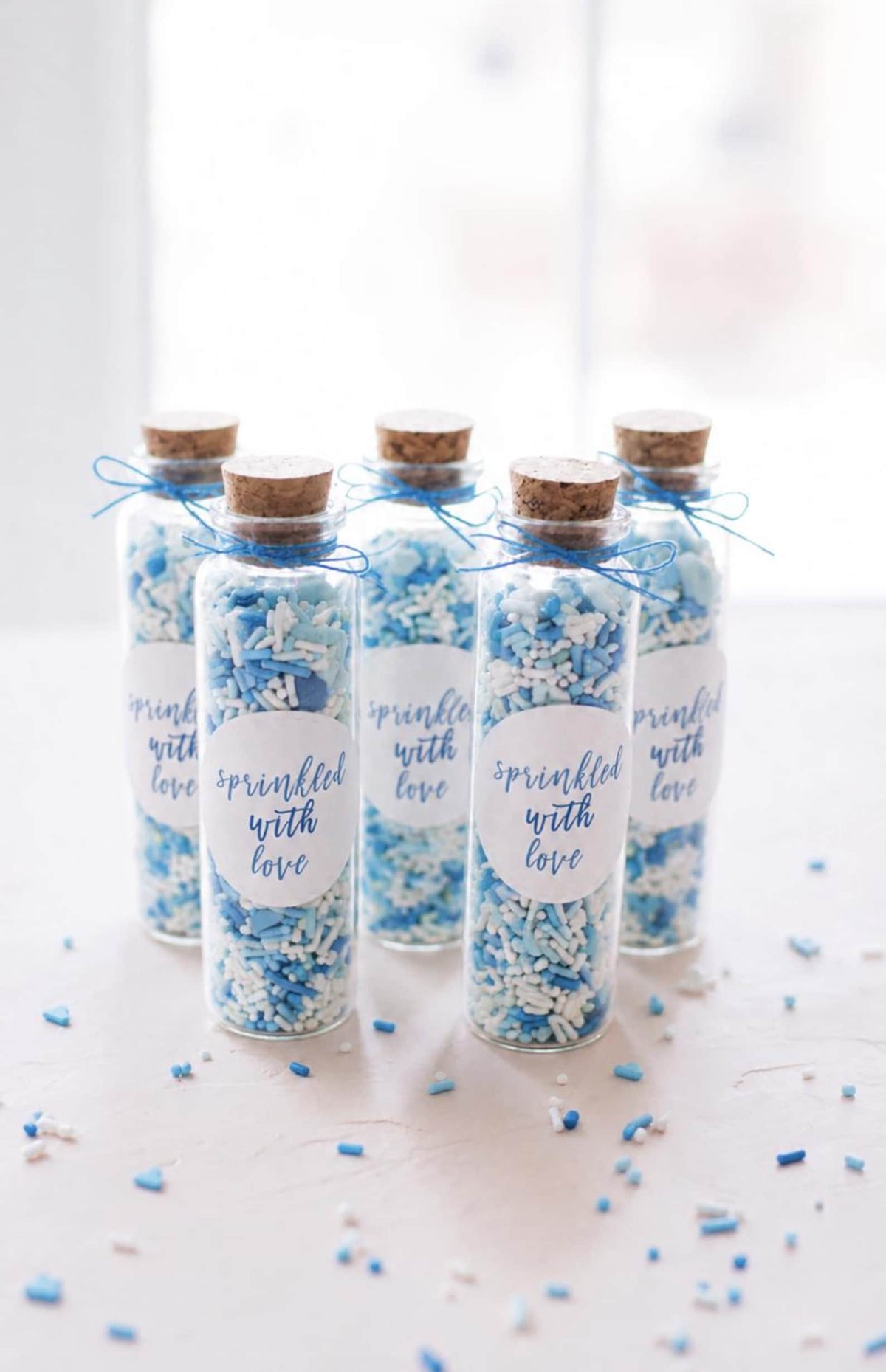 DIY Mini Sprinkle Bottle Favors Kit – Perfect for Baby Showers, Bridal Showers & Parties - Pretty Party Boxx
