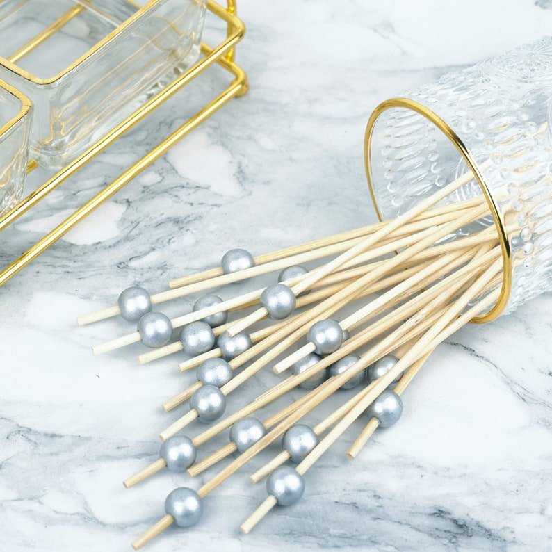 Charcuterie Favor Cups with Fancy Toothpicks – Reusable Appetizer & Dessert Serving Set for Weddings, Showers & Events - Pretty Party Boxx