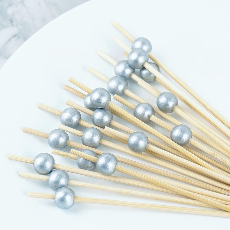 Charcuterie Favor Cups with Fancy Toothpicks – Reusable Appetizer & Dessert Serving Set for Weddings, Showers & Events - Pretty Party Boxx